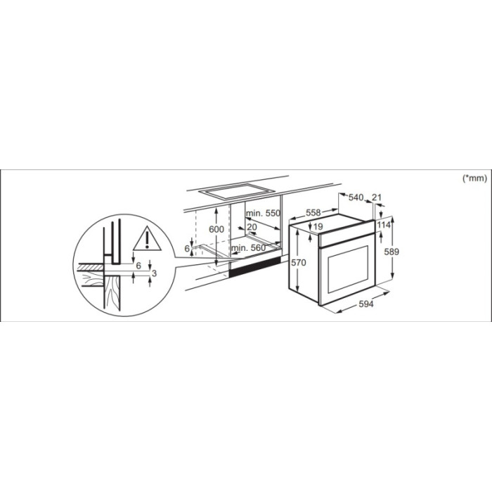 Electrolux EOF 5H40 BX черный, стальной