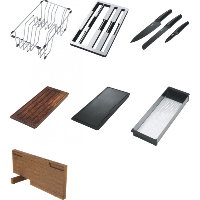 Franke Box Center BWX 220-54-27 прав. авт. (127.0538.260) врезная 86х51х20 см, нержавеющая сталь, тон серебристый