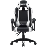 Игровое кресло Canyon CNE-SGCH2W, черный, белый