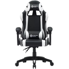 Игровое кресло Canyon CNE-SGCH2W, черный, белый