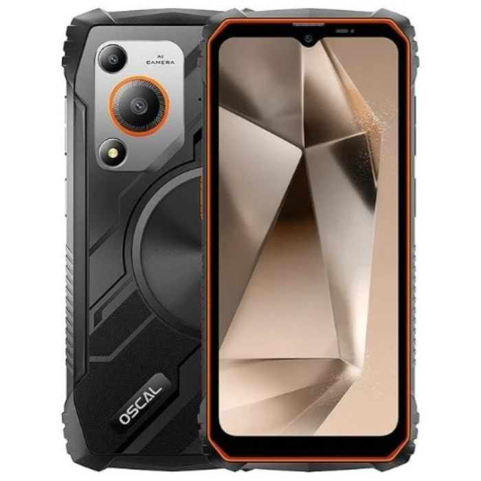 Смартфон OSCAL Marine 1 Rugged Phone 4GB RAM 128GB ROM Orange