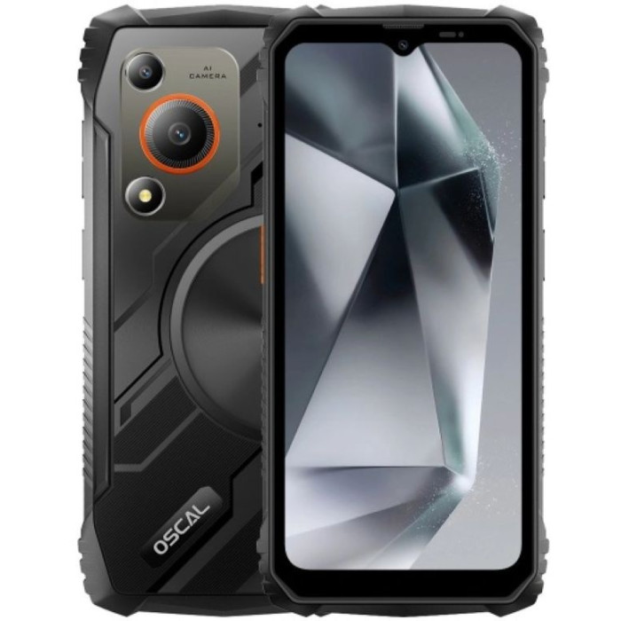 Смартфон OSCAL Marine 1 Rugged Phone 4GB RAM 128GB ROM Black