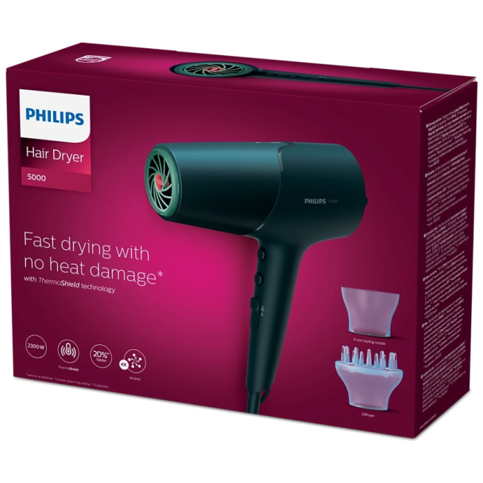 Philips BHD512/00 фен черный