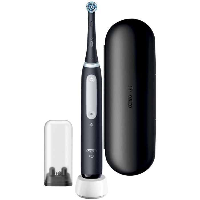 Oral-B механическая iO Series 4 Matte Black щетина средняя