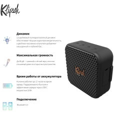 Портативная колонка Klipsch Austin черный