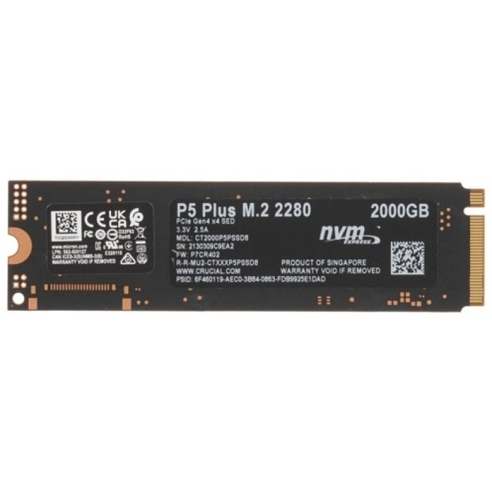 SSD Crucial CT2000P5PSSD8 2000 ГБ