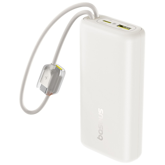 Портативный внешний аккумулятор Baseus EnerFill FC41 Power Bank 10000mAh 67W Off-White