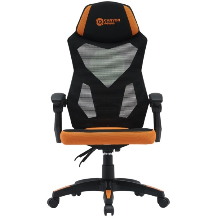 Игровое кресло Canyon CNE-MCH02, черный, оранжевый