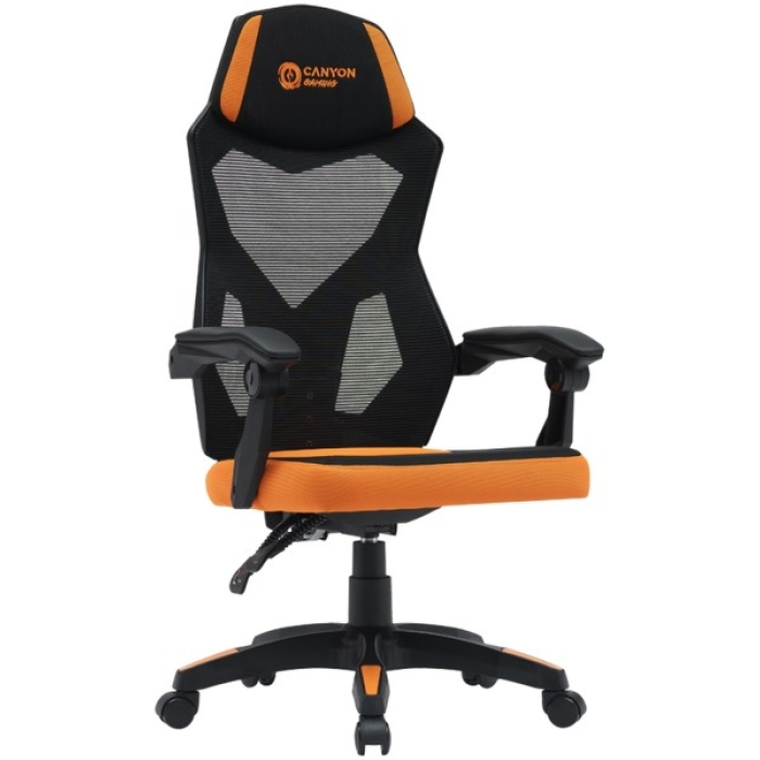 Игровое кресло Canyon CNE-MCH02, черный, оранжевый