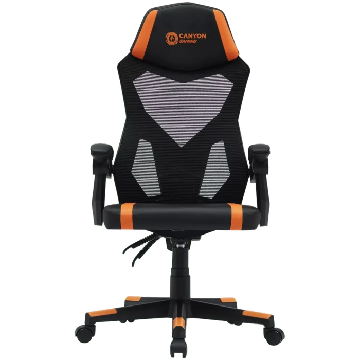 Игровое кресло Canyon CNE-MCH01, черный, оранжевый