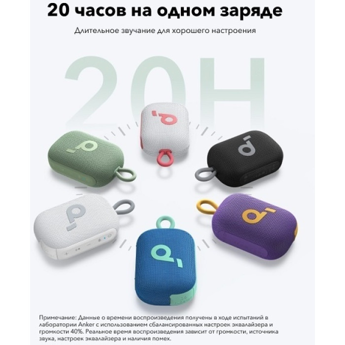 Портативная колонка Soundcore Select 4 Go белый