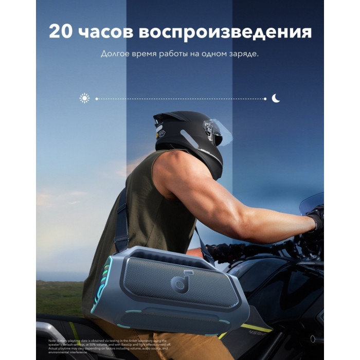 Портативная колонка Soundcore Boom 2 Plus синий