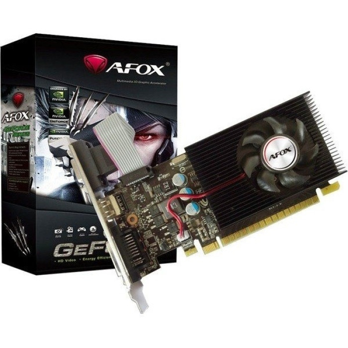 GPU NVIDIA, 2 GB, Afox GT 730 [AF730-2048D3L5], DVI/HDMI/VGA, DDR3/128bit
