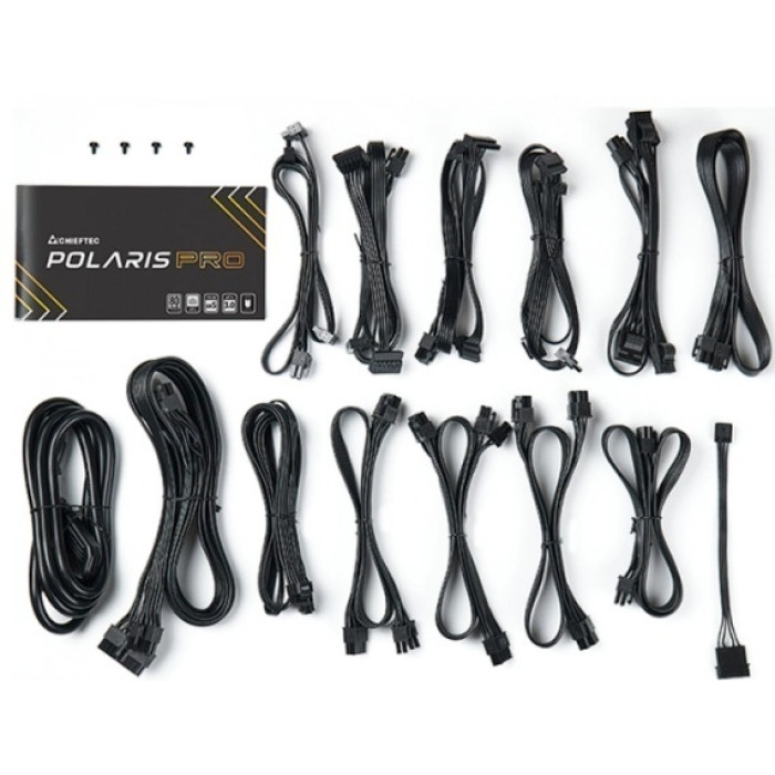 Power supply ATX Chieftec POLARIS PRO 3.0, PPX-1300FC-A3, 1300W, 80plus Platinum, Modular