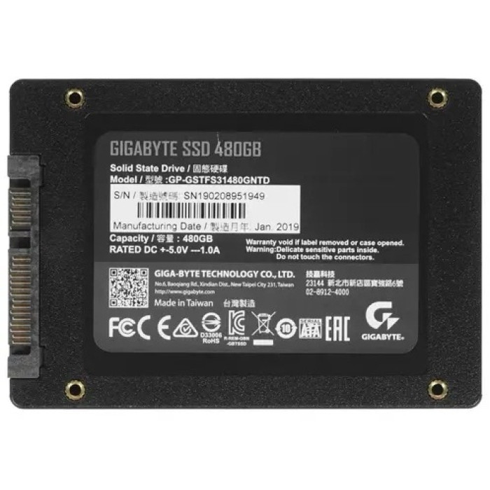 SSD GIGABYTE GP-GSTFS31480GNTD 480 ГБ