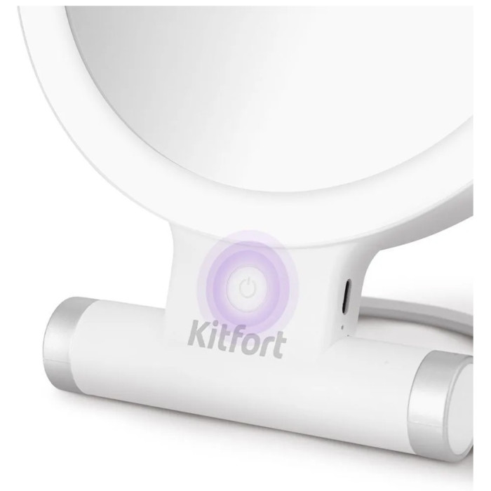 Kitfort зеркало настольное косметическое 182 x 30 x 230 мм