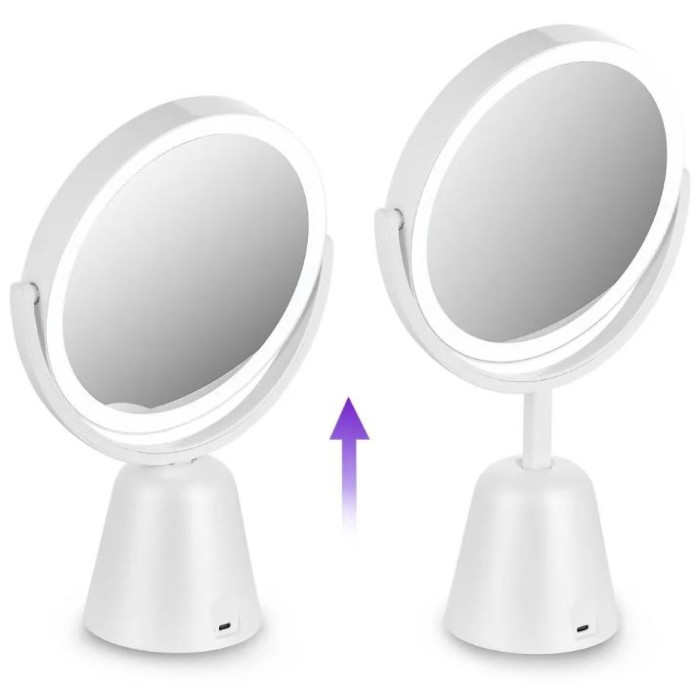 Kitfort зеркало настольное косметическое 226 х 106 х 355 мм