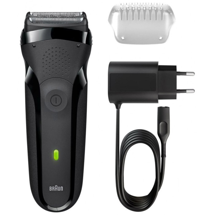 Braun Series 3 300, с 3 плавающими лезвиями, чёрная