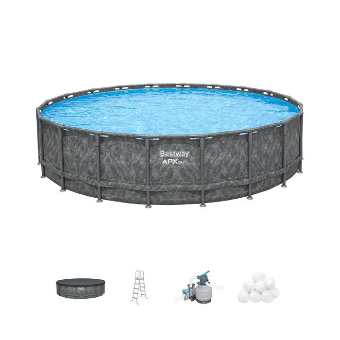 Бассейн каркасный Bestway 561JZ, 671x671x132 см