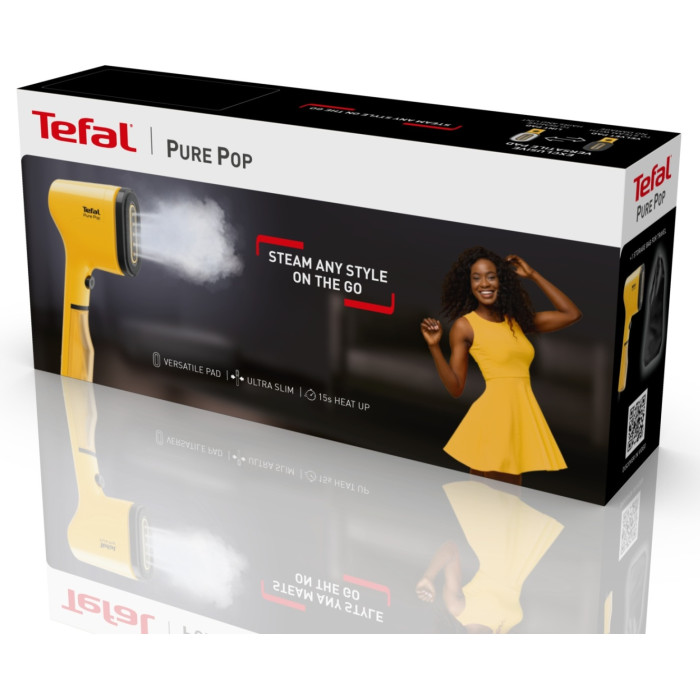 Отпариватель Tefal Pure Pop DT2026E1 желтый