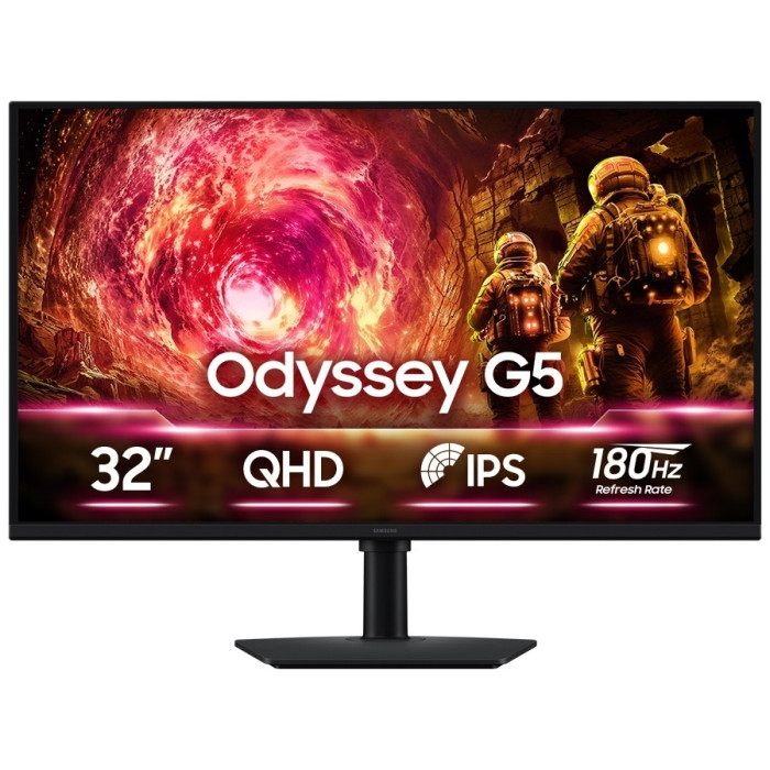 Монитор 32' SAMSUNG LS32FG500EIXCI IPS QHD 2560x1440 180Hz 1мс 300кд/м2 1000:1 1xHDMI 1xDP HAS
