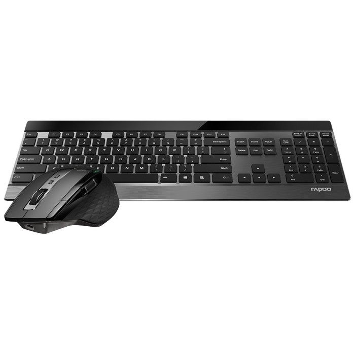 Rapoo 9900M черный + мышь