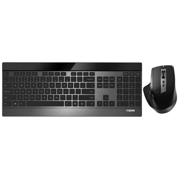 Rapoo 9900M черный + мышь