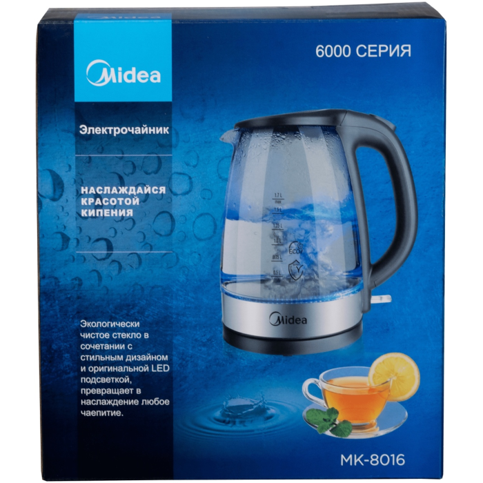 Электрочайник Midea MK-8016 черный
