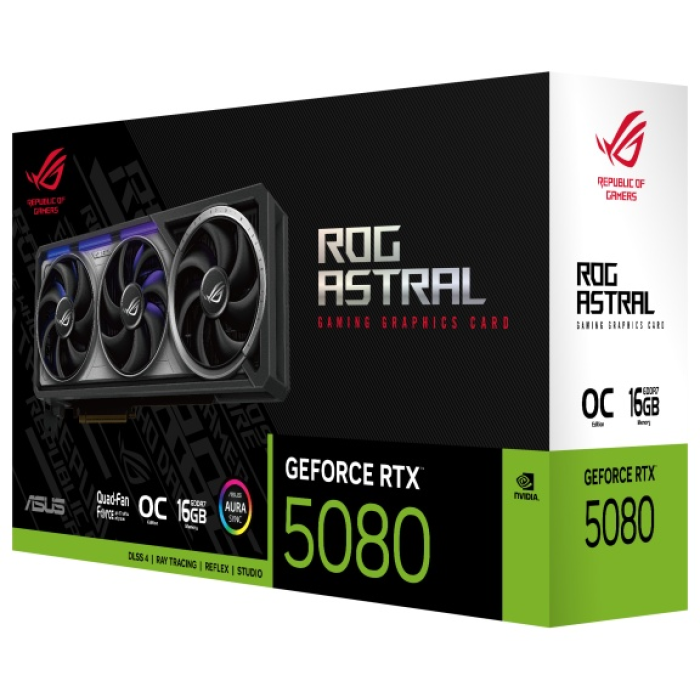 ASUS ROG-ASTRAL-RTX5080-O16G-GAMING 16 Гб