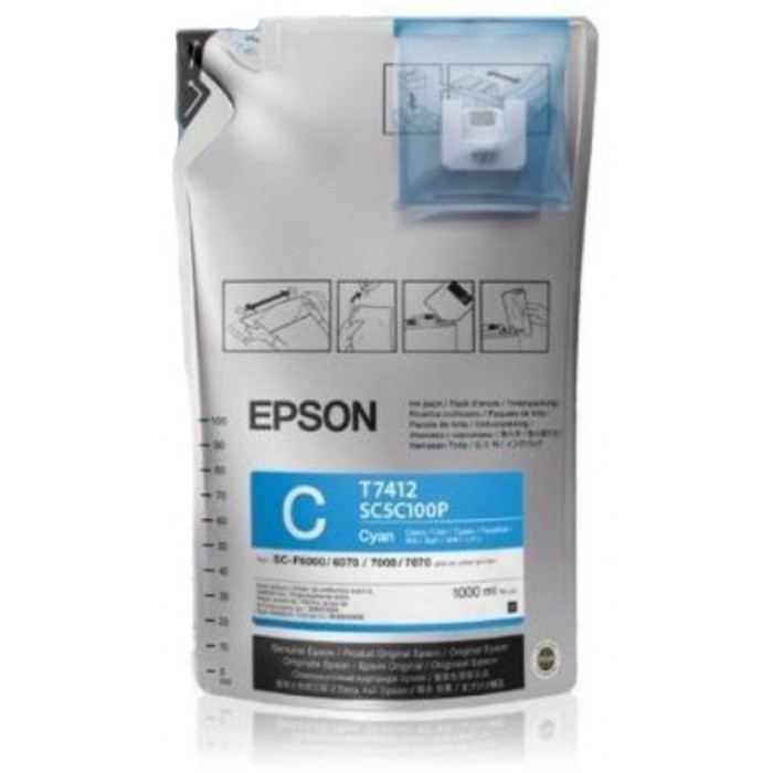 Epson T7412 (C13T773240) голубой (cyan)
