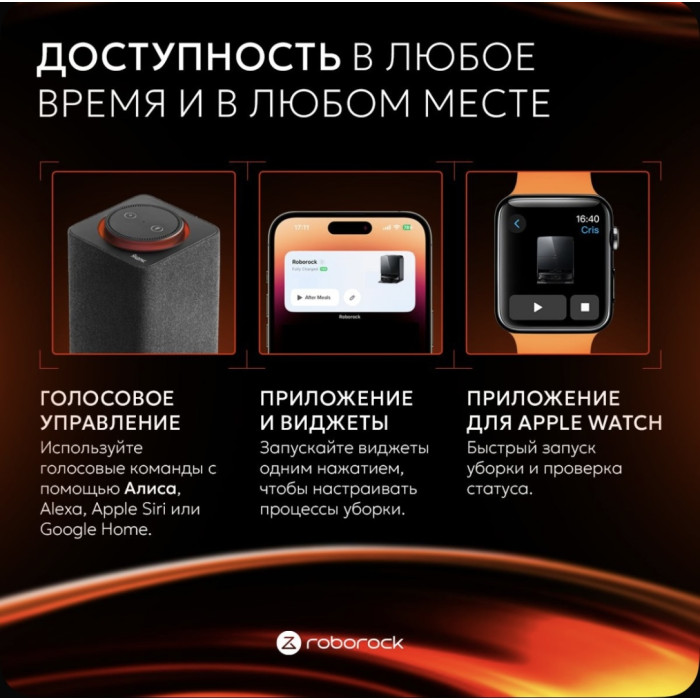 Roborock Saros 10R черный