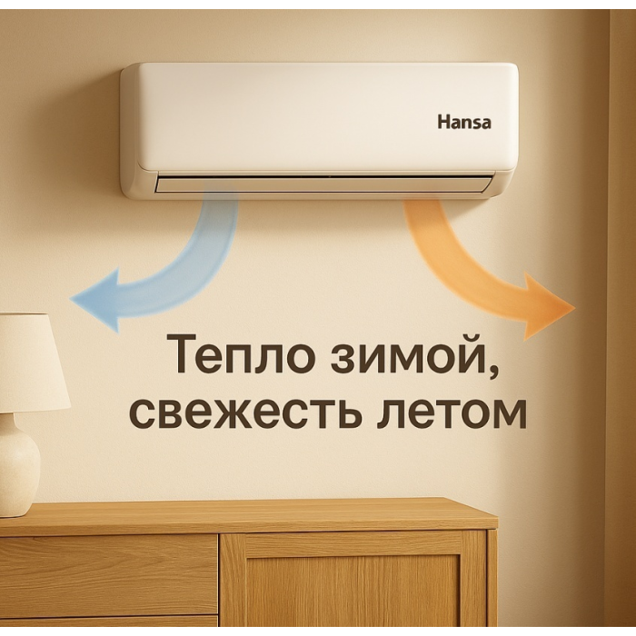 Hansa ACI-09W55 белый + монтажный комплект