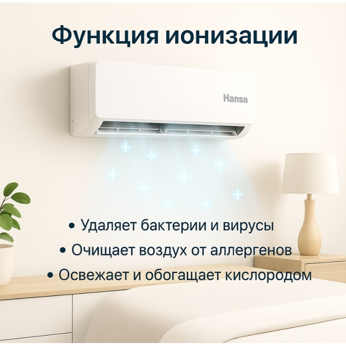 Hansa ACI-09W55 белый + монтажный комплект