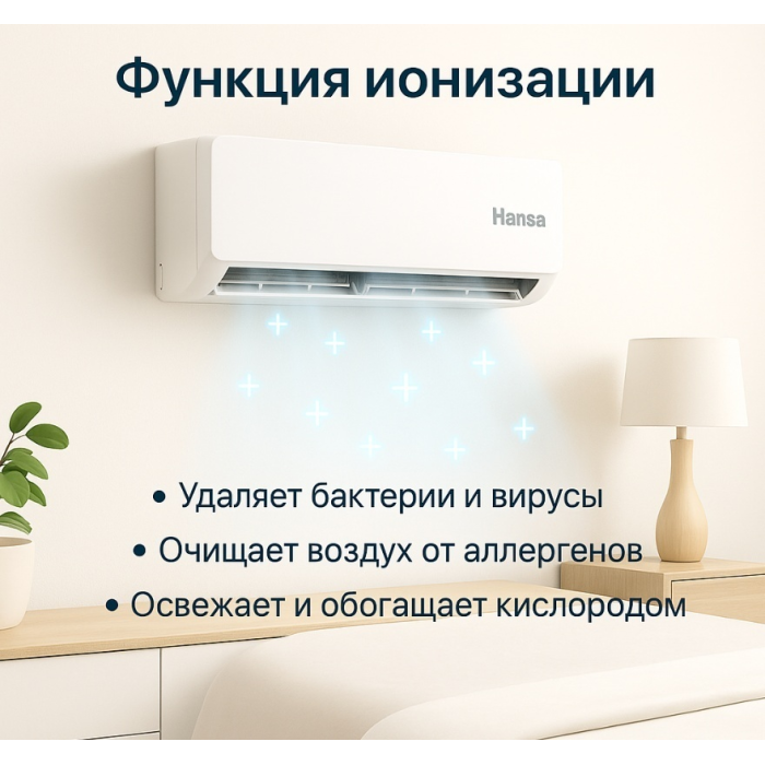 Hansa ACI-18W55 белый + монтажный комплект