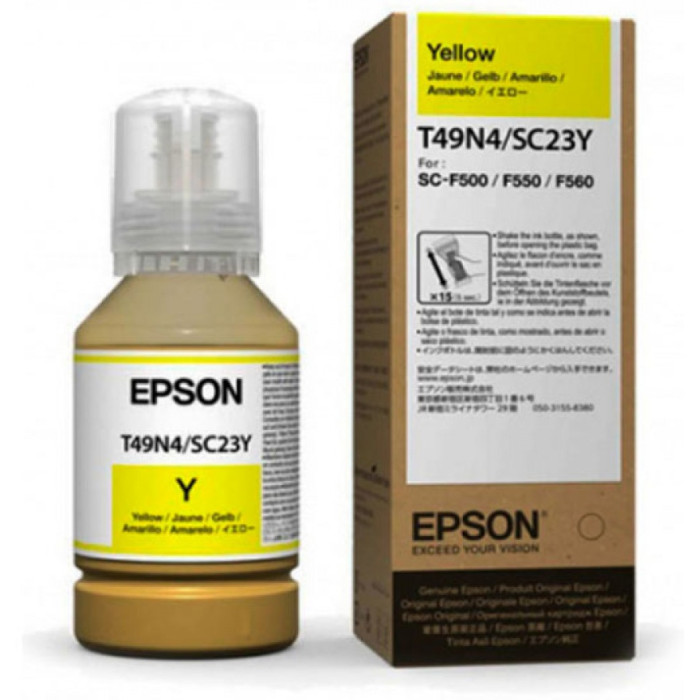Epson C13T49N400 140 мл желтый