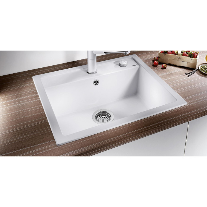 Blanco Dalago 6 527063 мягкий белый накладная 61.5х51 смх19 см, искусственный камень