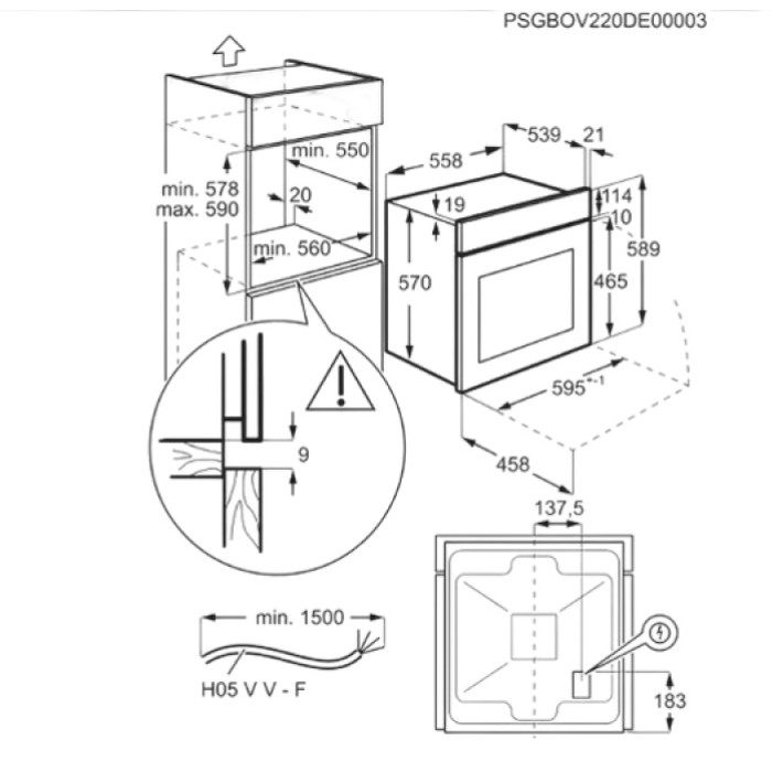 Electrolux EOH 2H00 BX серебристый, черный