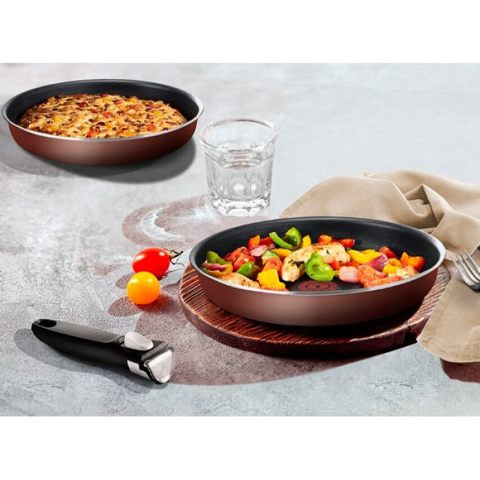 Tefal набор сковородок Ingenio RED 5 3 предмета 22/26 см 04217810 3 в 1