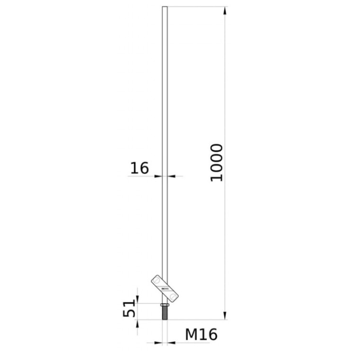 DKC молниеприемник NL1000 1 шт