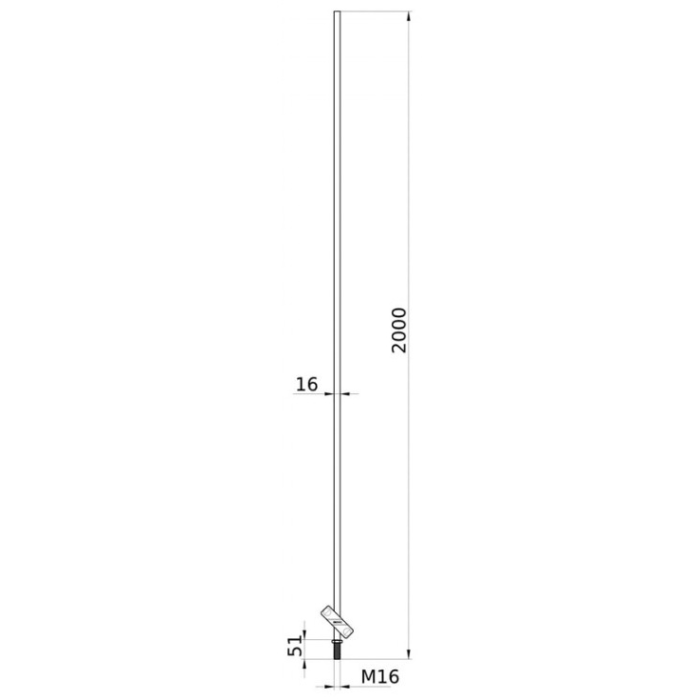 DKC молниеприемник NL2000 1 шт