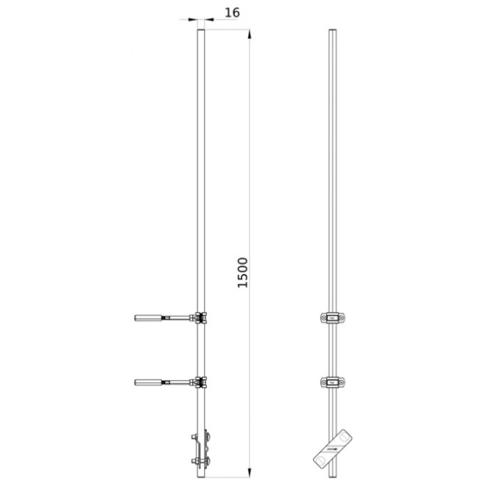 DKC молниеприемник NL7150 1 шт