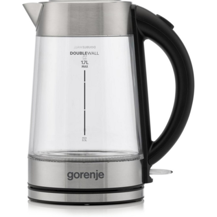 Электрочайник Gorenje K17GDWII серебристый