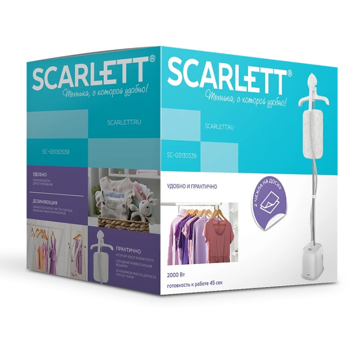 Отпариватель Scarlett SC-GS130S39 белый