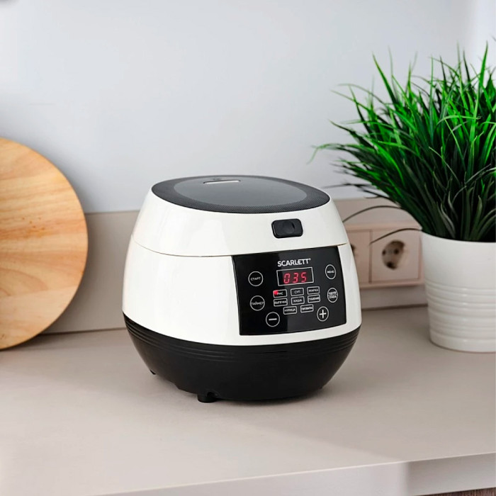 Мультиварка Scarlett SC-MC410S26 белый, черный