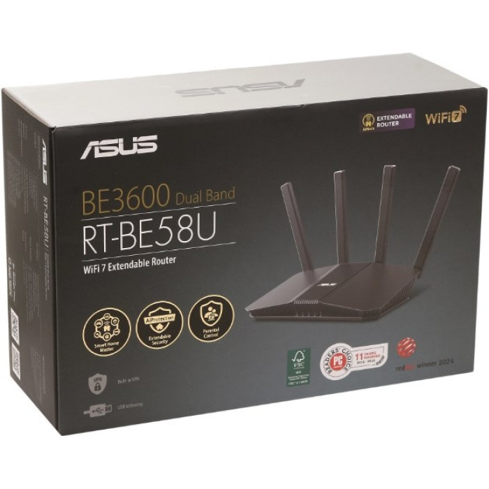 Wi-Fi роутер ASUS RT-BE58U 902IG0910-MO3C00