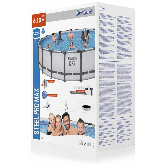 Бассейн каркасный Bestway 561FM, 610x610x132 см