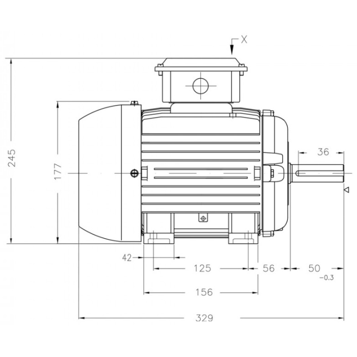 Электродвигатель WEG 16992187 1.5 кВт 1440 об/мин