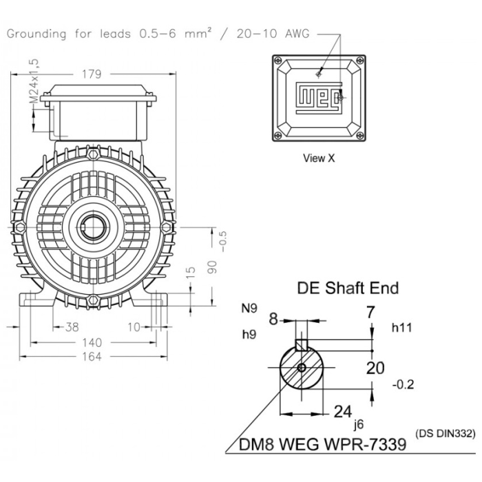 Электродвигатель WEG 16803817 2.2 кВт 2860 об/мин