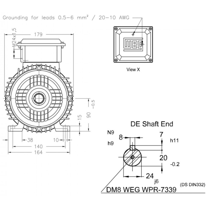 Электродвигатель WEG 16803816 1.5 кВт 2850 об/мин