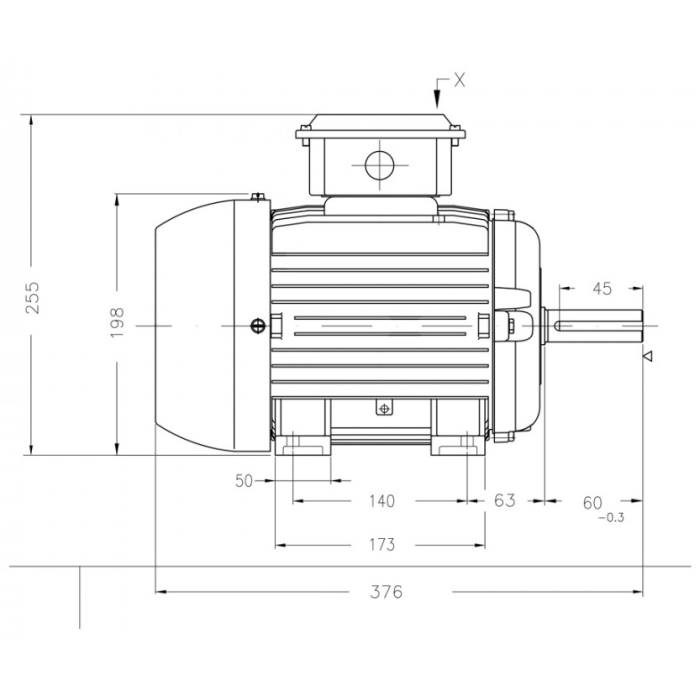 Электродвигатель WEG 15142947 3 кВт 1410 об/мин